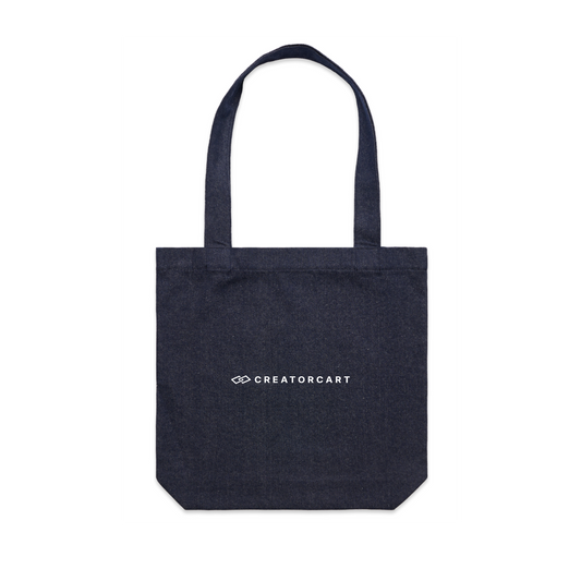 Denim Carrier Tote