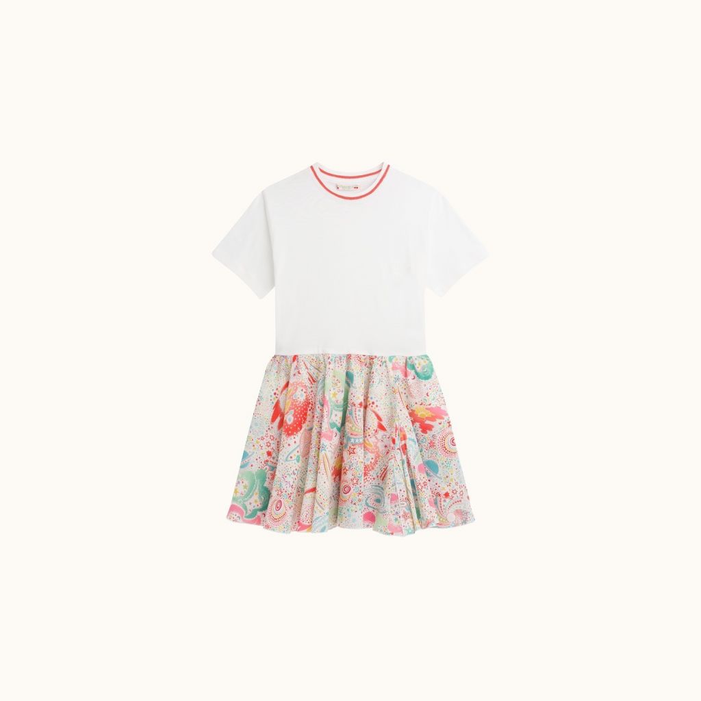 NOLWENN GIRLS' DRESS MULTICOLOR